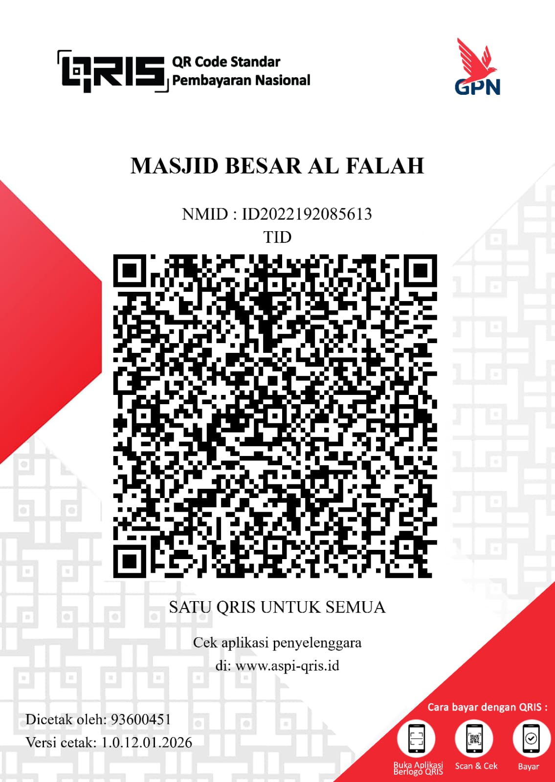 Wakaf Pengadaan Jenset Mahal